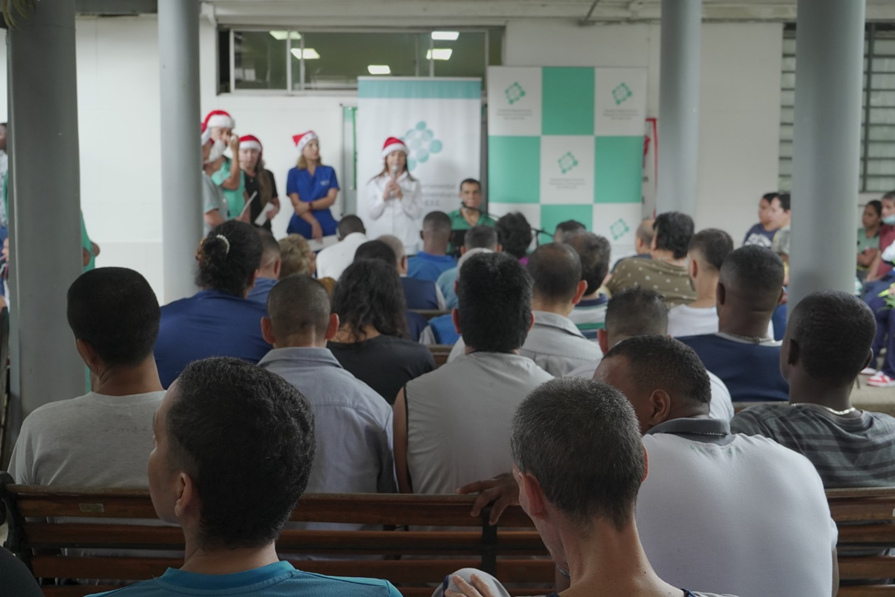 Celebración de las festividades decembrinas en el HDPUV
