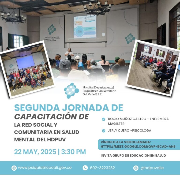 SEGUNDA JORNADA DE CAPACITACIÓN DE LA RED SOCIAL Y COMUNITARIA EN SALUD MENTAL DEL HDPUV