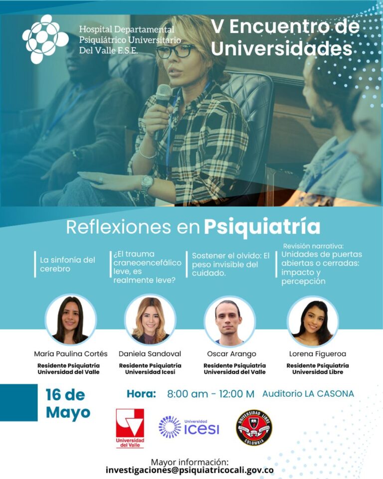 V encuentro de universidades – Reflexiones en psiquiatría