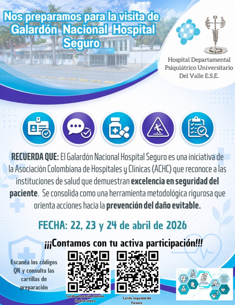 Nos preparamos para la visita de Galardón Nacional Hospital Seguro