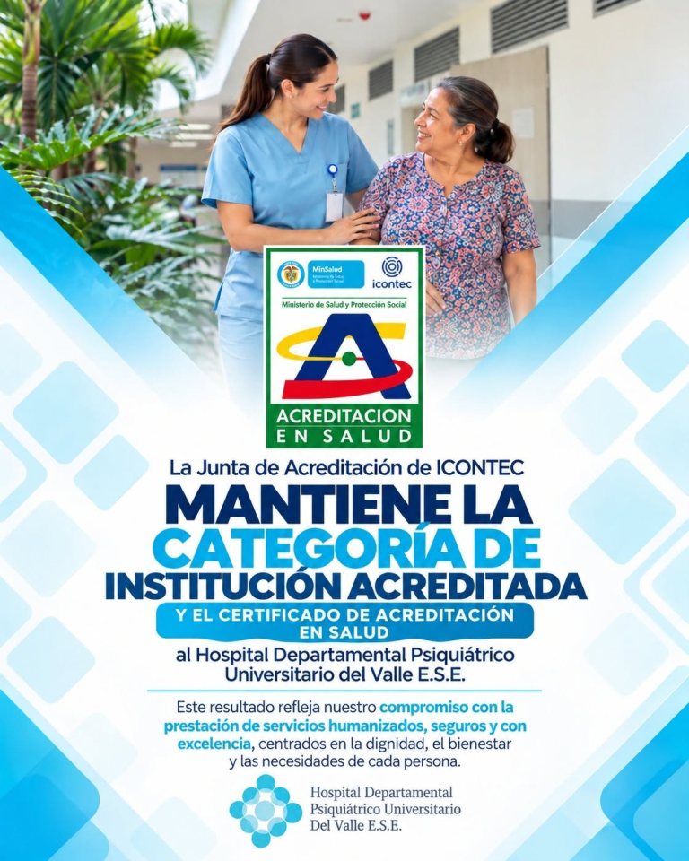 ICONTEC Ratifica la Acreditación en Salud y Reconoce el Compromiso con la Calidad y el Mejoramiento Continuo.